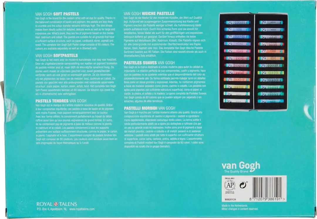Van Gogh Soft Pastel Set 24 Kleuren - Assorti
