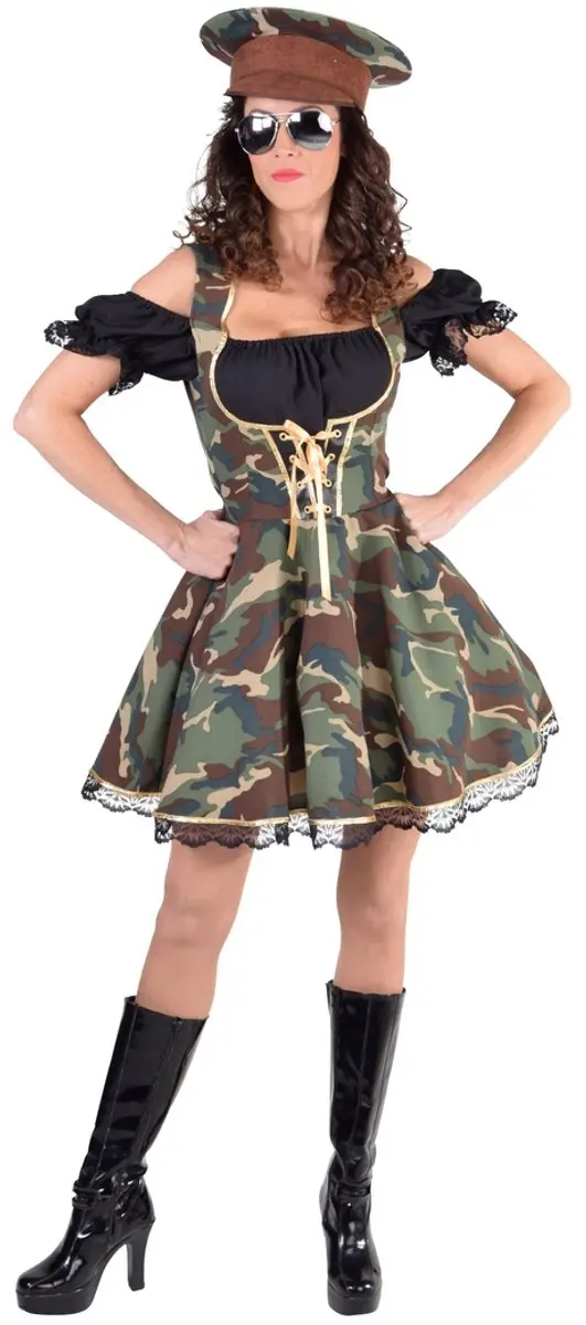 Espa Camouflage Amazone Leger Dirndl - M - Groen