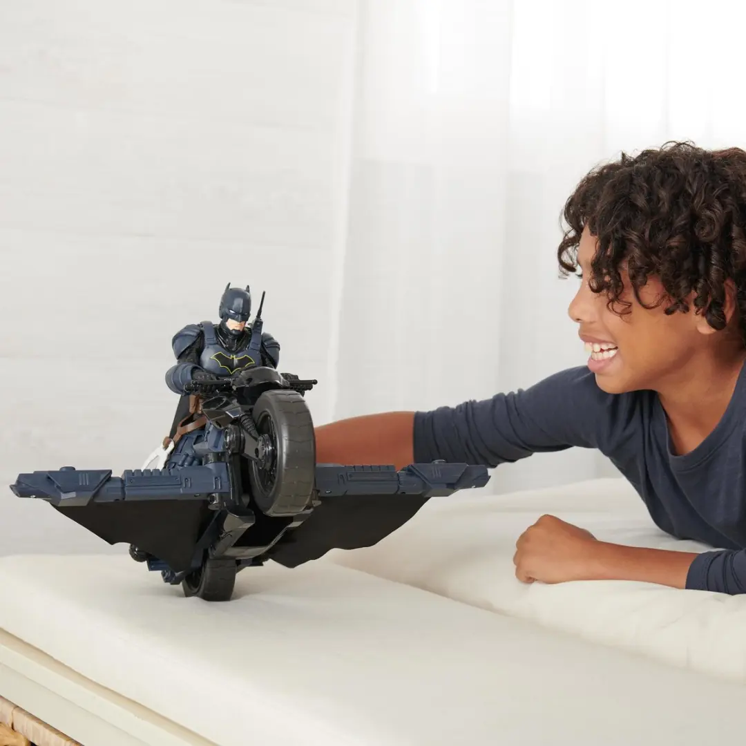 Spin Master Batman Adventures Batman Batcycle 6067956 - Transformerend 2-in-1