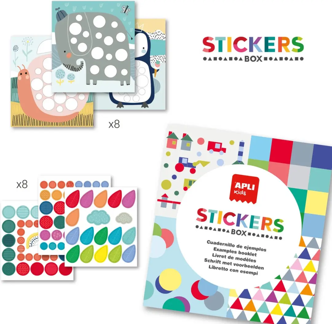 Apli Kids Stickerspel Dieren