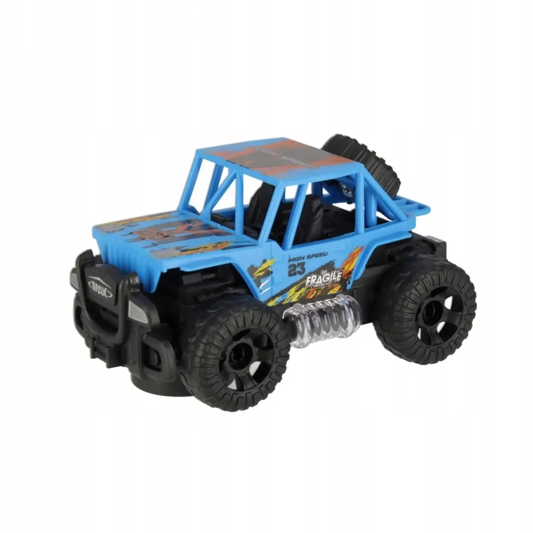 NIKKO Stoer Off-Road Voertuig 14cm - Rood/Blauw - afbeelding 4 van 4