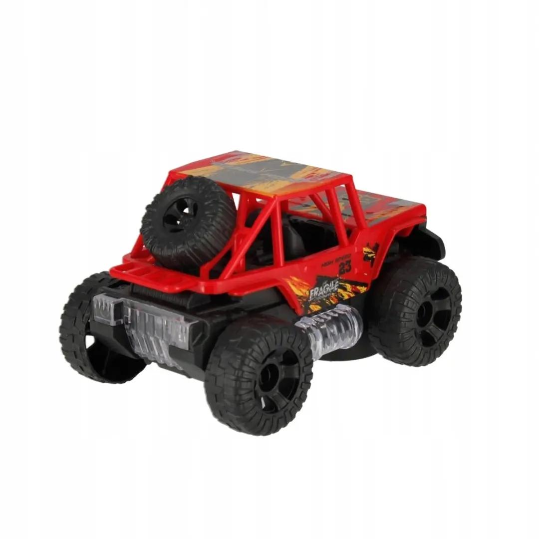 NIKKO Stoer Off-Road Voertuig 14cm - Rood/Blauw - afbeelding 3 van 4