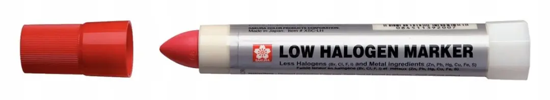 Sakura Solid Low Halogen Marker XSC-LH - Rood