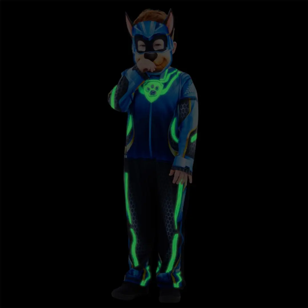 PAW Patrol Movie Verkleedset Chase Glow in the Dark - 110
