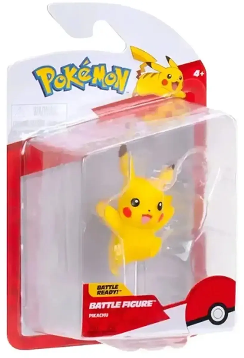 Pokémon Battle Figure Pikachu Actiefiguur - 5cm Geel