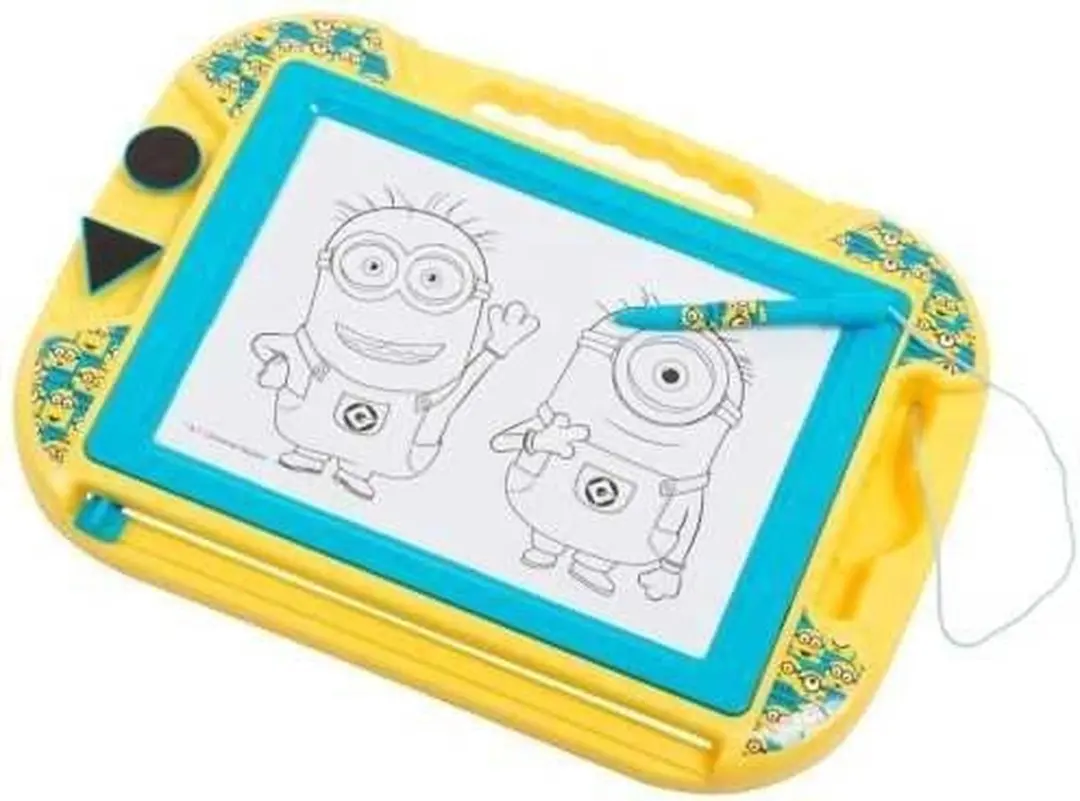 Minions Magnetisch Tekenbord Large - Blauw/Geel - afbeelding 2 van 2
