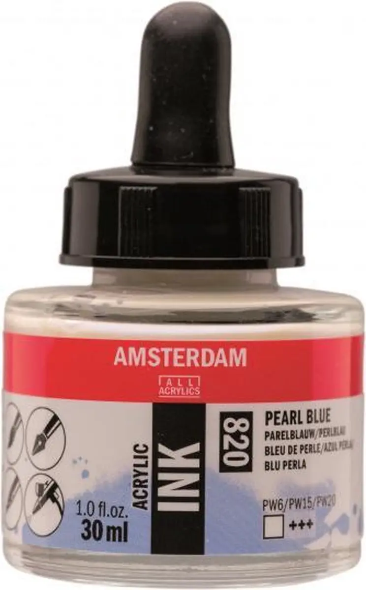 Amsterdam Acrylic Ink 30ml - Parelblauw