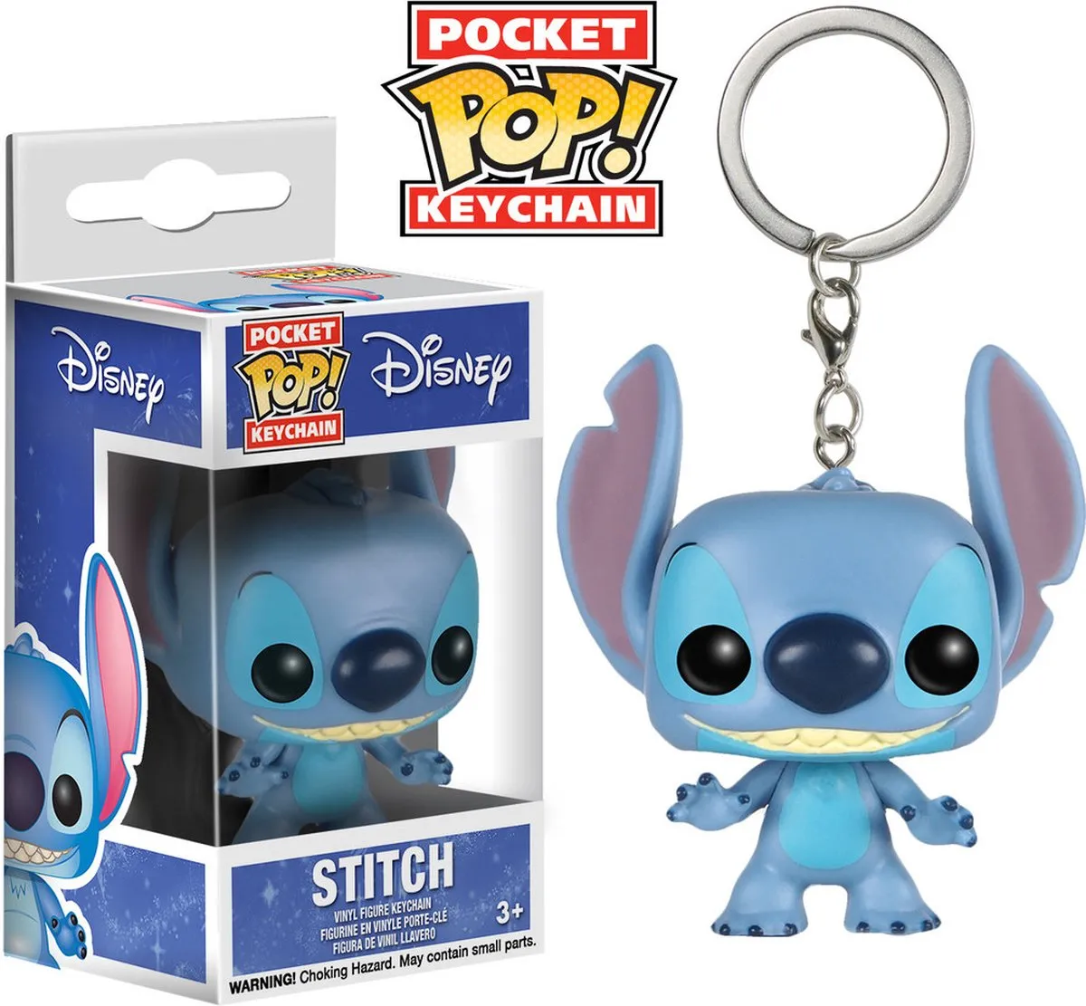 Funko Pocket Pop! Keychain Disney Stitch - Blauw