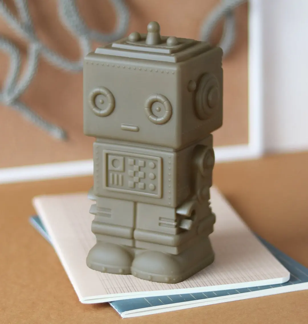 A Little Lovely Company Spaarpot Robot - Bruin