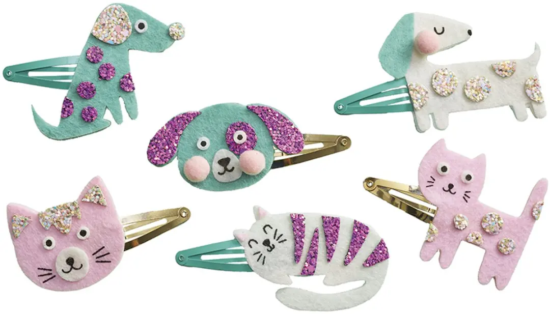 Janod Les Ateliers Bijoux Set Haarclips - 6 Stuks Meerkleurig