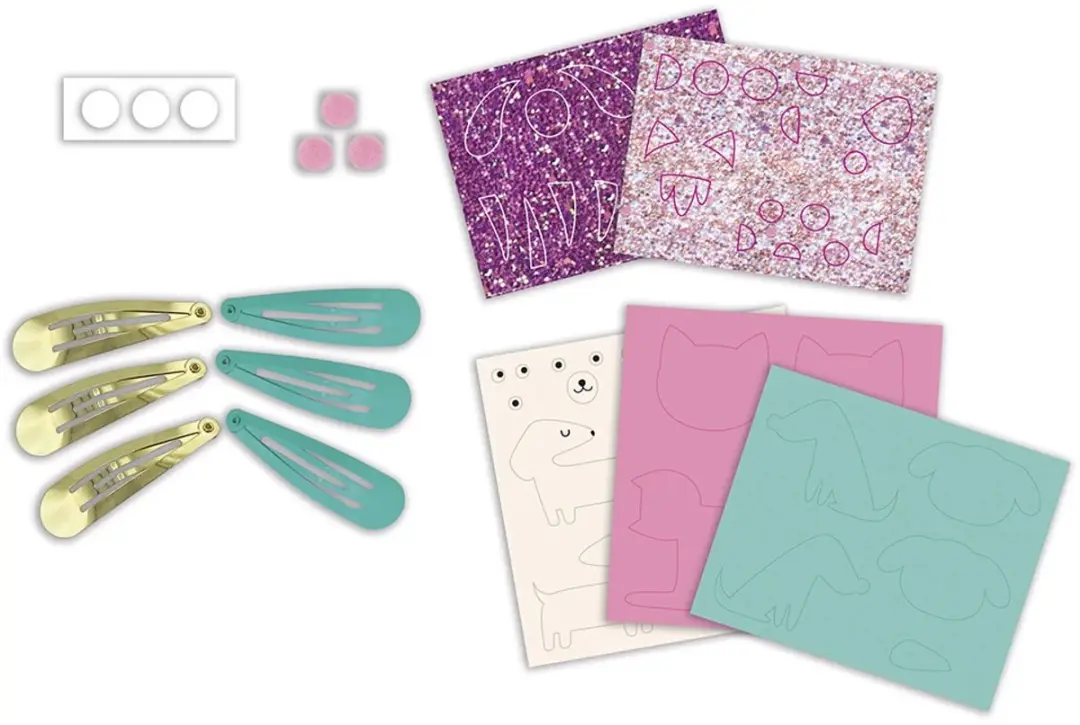 Janod Les Ateliers Bijoux Set Haarclips - 6 Stuks Meerkleurig