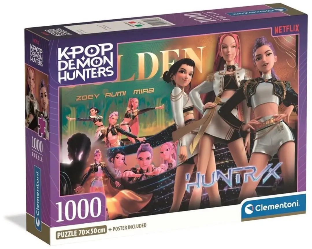 Clementoni K-Pop Demon Hunters Puzzel 1000 Stuks