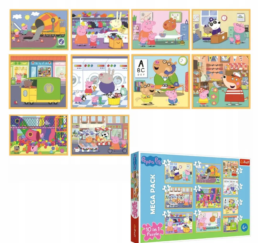 Peppa Pig Puzzelset 10-in-1