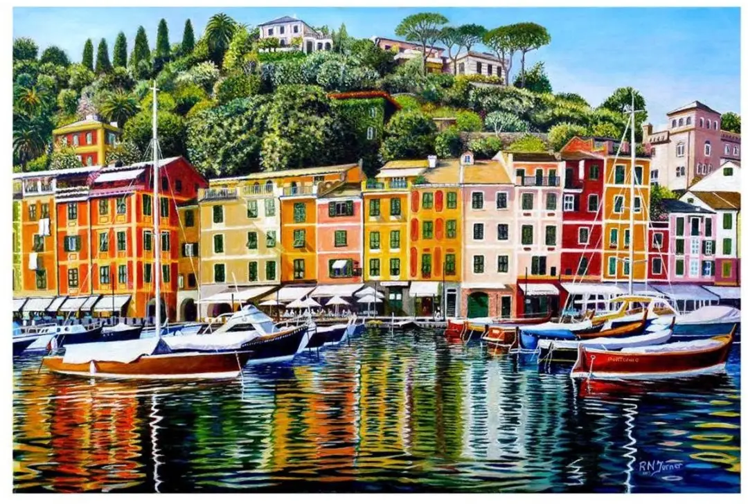 House Of Puzzles Portofino On Reflection Legpuzzel 1000 Stuks - Multicolor