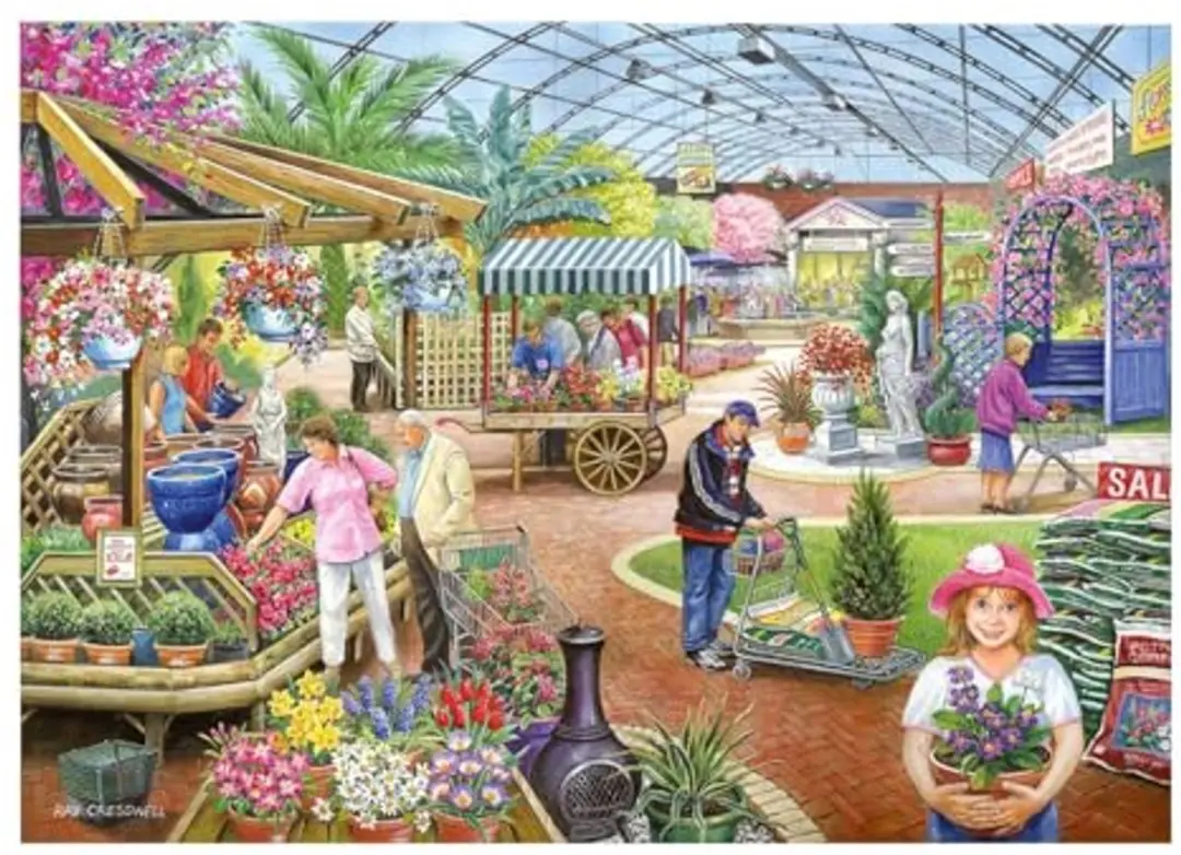 House Of Puzzles Tuincentrum Legpuzzel 500 Stuks - Multicolor