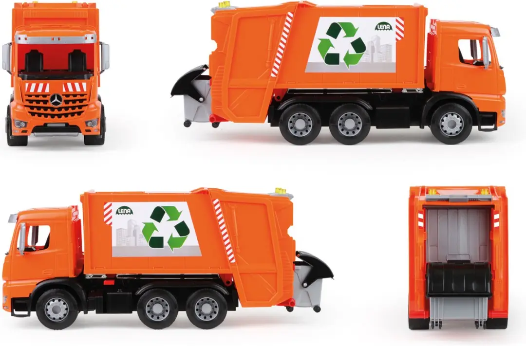 Lena Worxx Vuilniswagen Mercedes-Benz Arocs SM04614 - Oranje