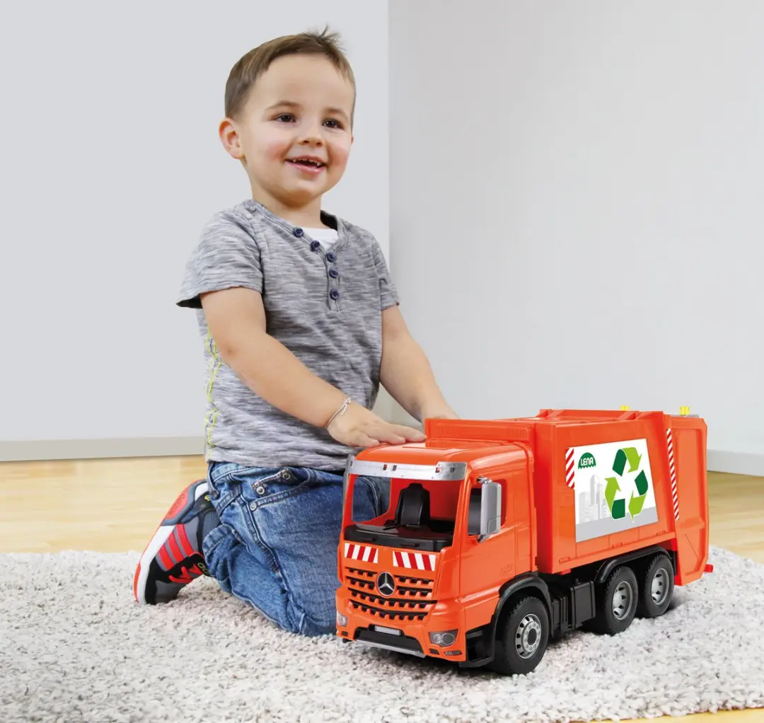 Lena Worxx Vuilniswagen Mercedes-Benz Arocs SM04614 - Oranje