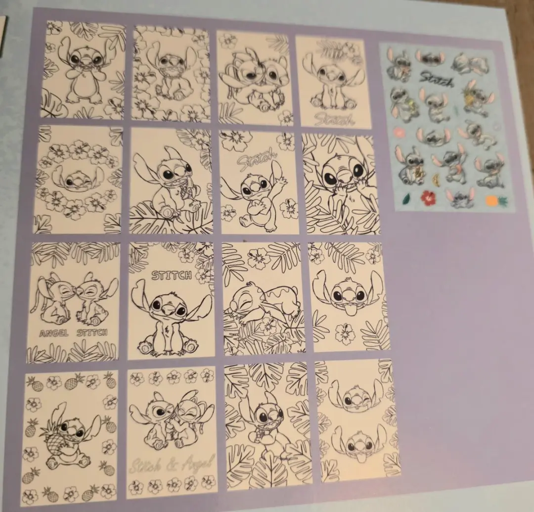 Disney Stitch Kleurblok A4 - 17 Pagina's - Blauw