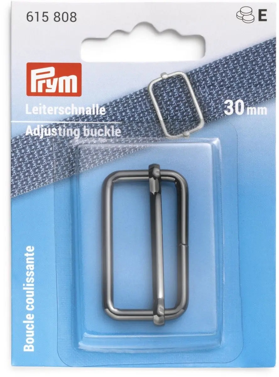 Prym Regelbare Gesp 30mm - Gunmetal - afbeelding 2 van 3