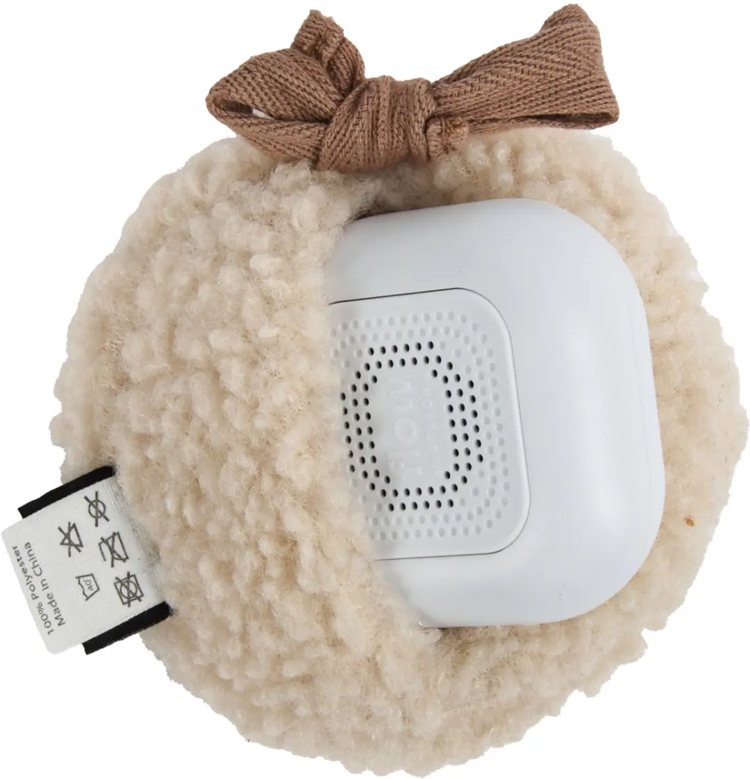 Flow Amsterdam Comforter on the Go Ted - White Noise & Hartslag - Beige