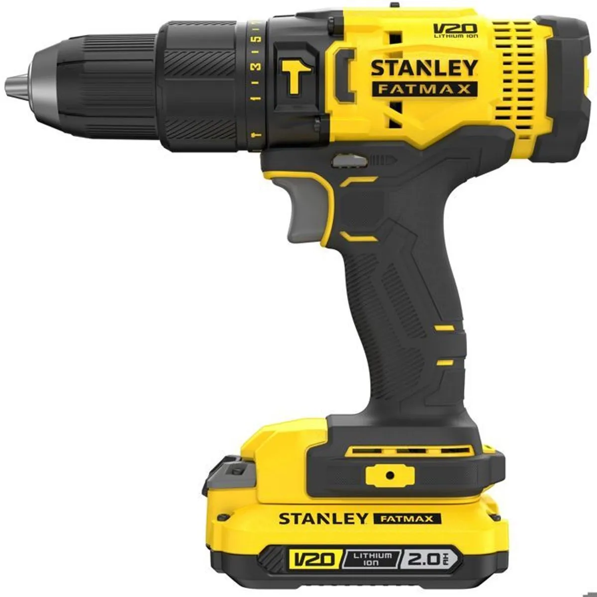 Stanley Gereedschap - 18V ACCU- Boor/Schroevendraaier, 2x accu 2,0 Ah Li-Ion, lader SFMCD711D22-QW