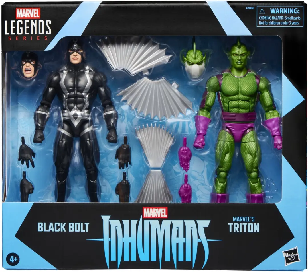 Hasbro Marvel Legends Inhumans Black Bolt & Triton 2-Pack