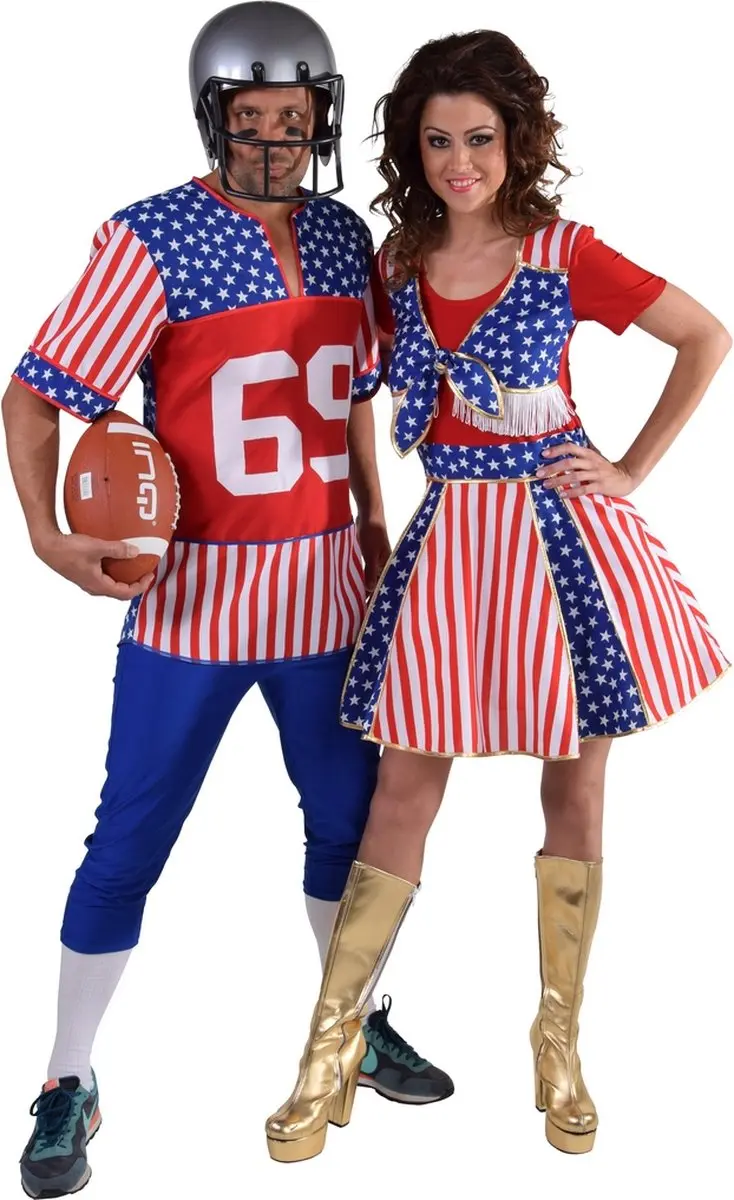 Espa Cheerleader Amerika Jurk Elite XS - Multikleur