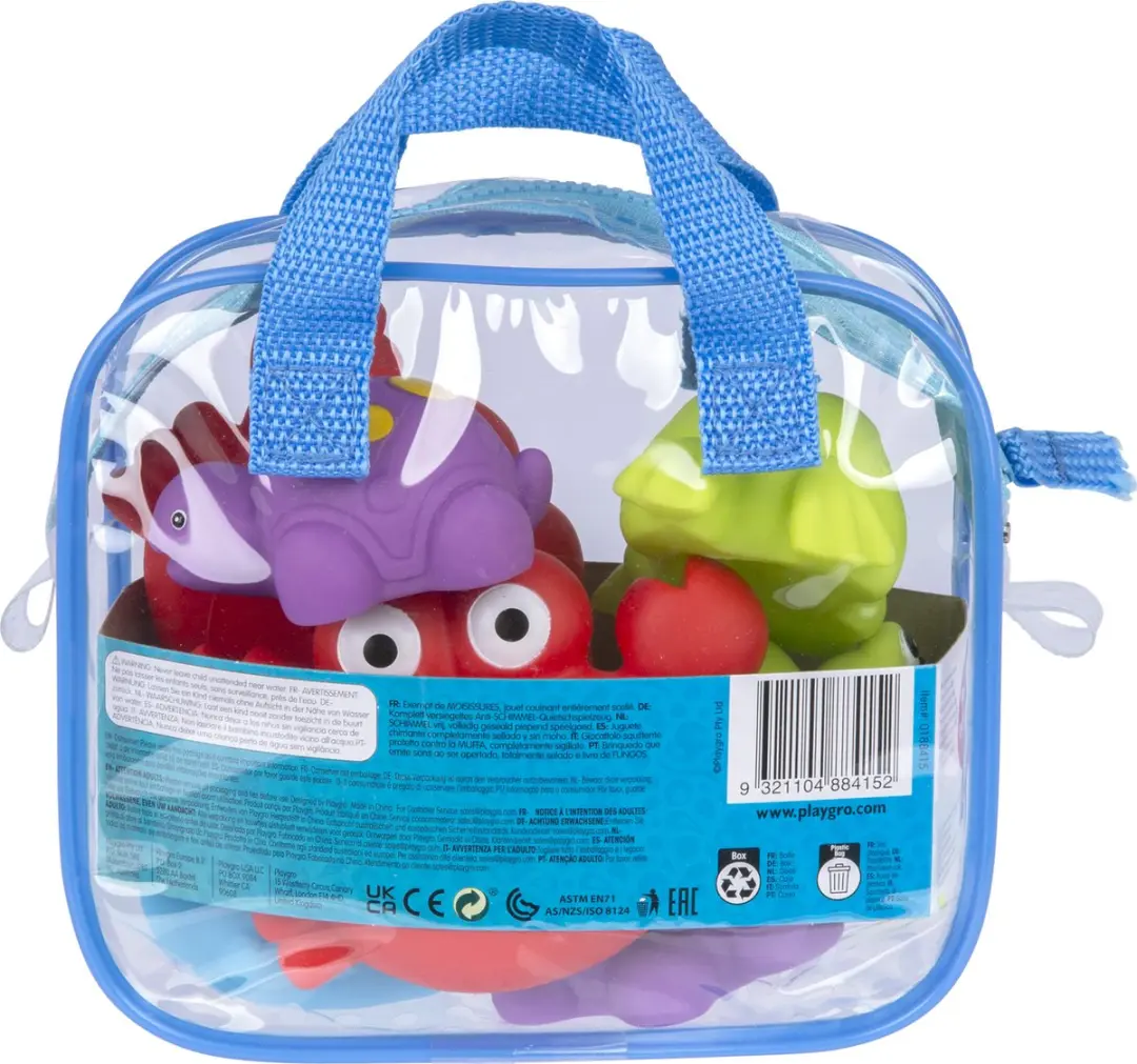 Playgro Drijvende Badspeeltjes - 7 Stuks Multi