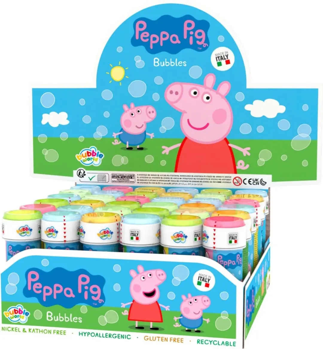 Peppa Pig Bellenblaas 60ml - 36 Stuks