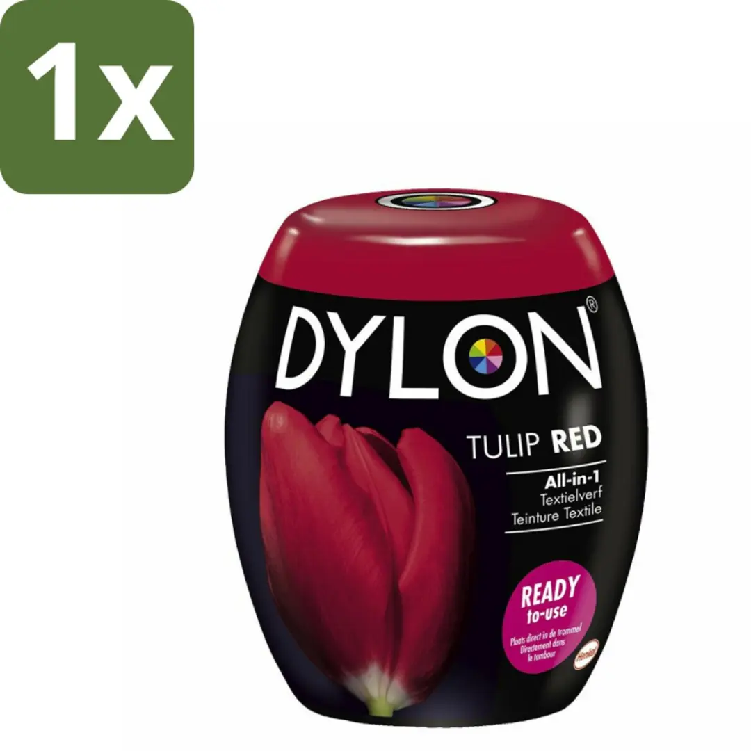 Dylon Textielverf Pods Tulip Red 350g