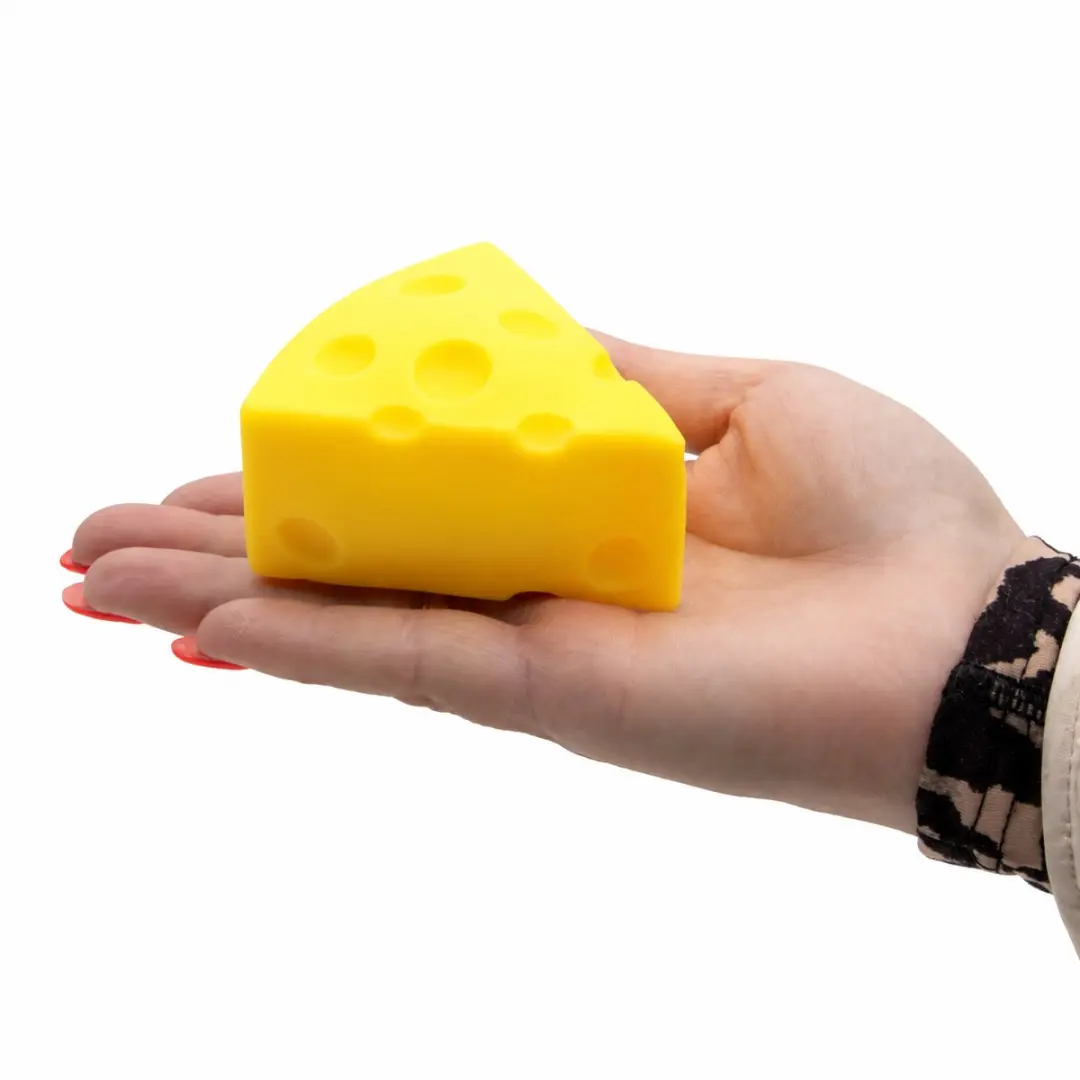 Jono Toys Cheese Squishy Zachte Stressbal - Geel