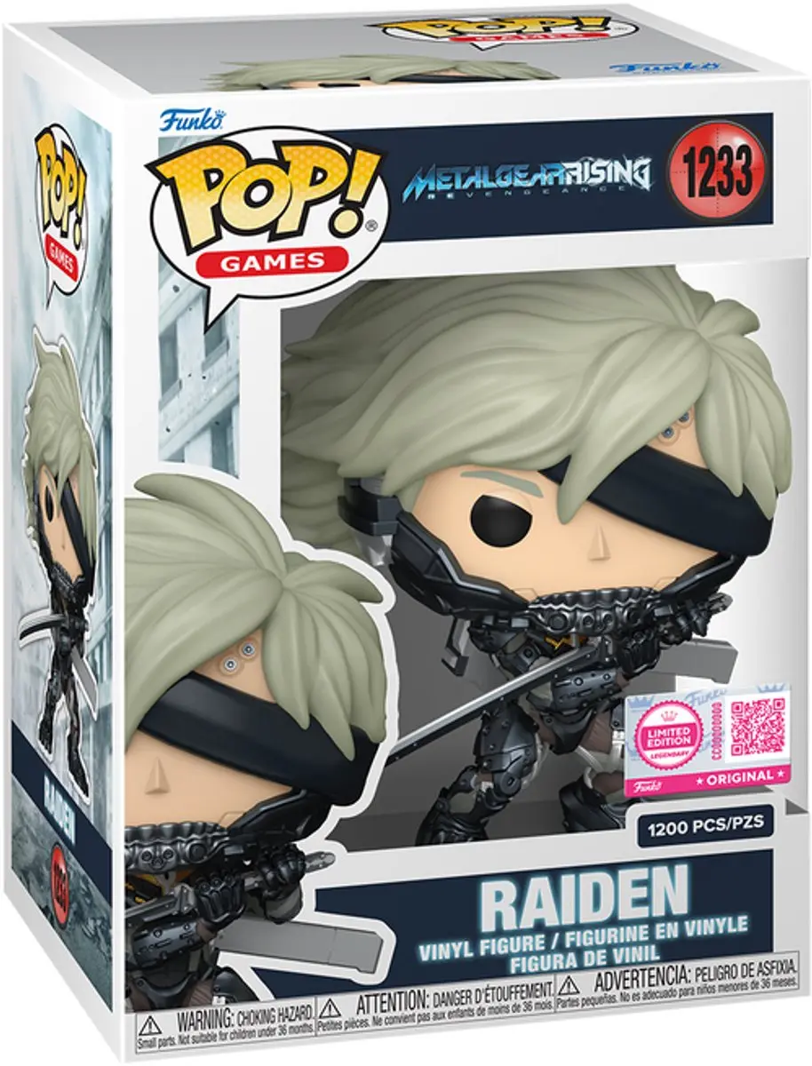 Funko Pop! Metal Gear Rising Raiden Armor #1233 - Limited Edition