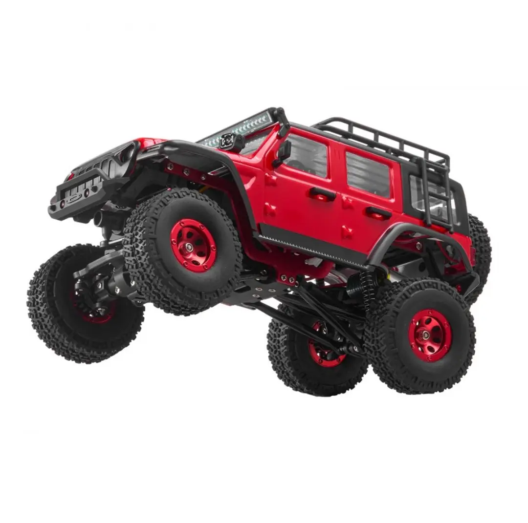 NIKKO RC 1:24 2428 Afstandsbedienbare Auto - 4WD Offroad Rood