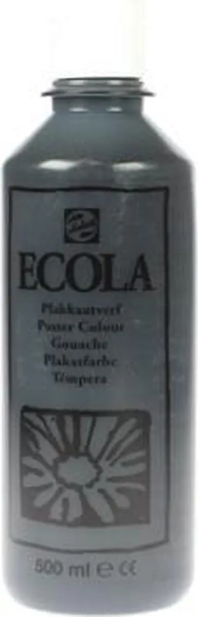 Talens Ecola Plakkaatverf 500ml - Zwart