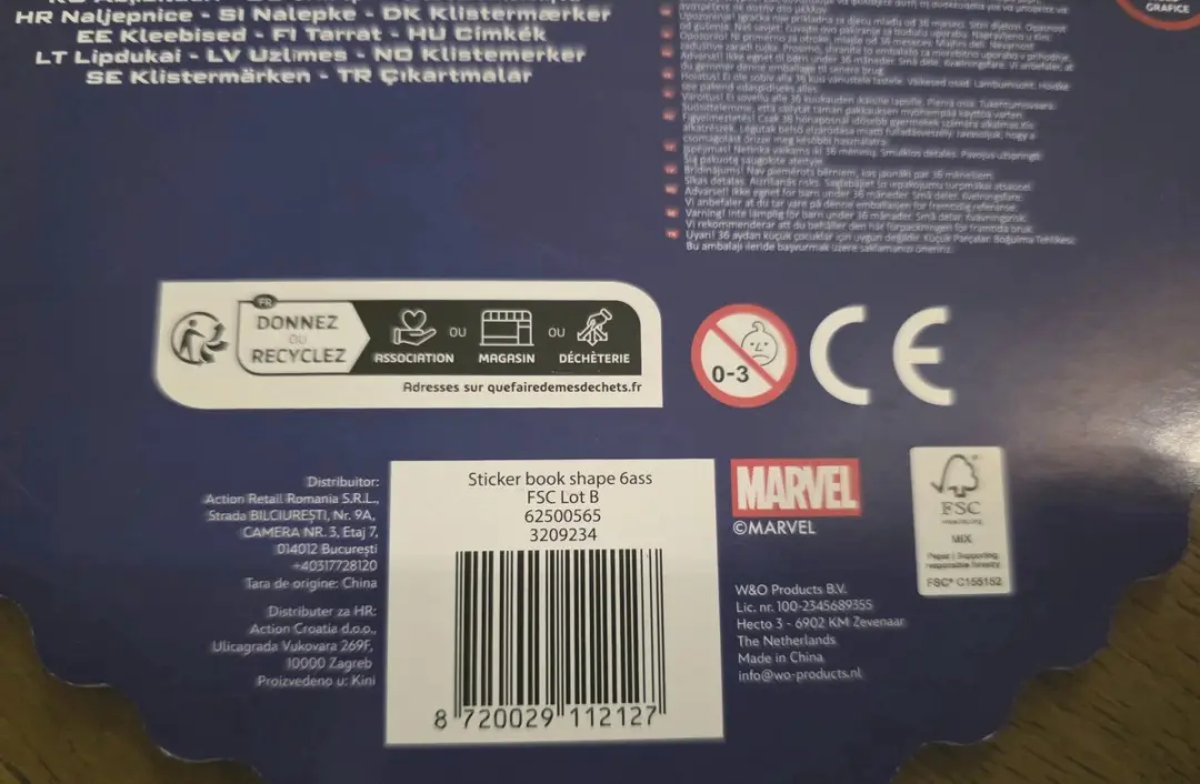 Marvel Spider-Man Stickerboek - 6 Vellen + Hologramvel - Blauw/Rood