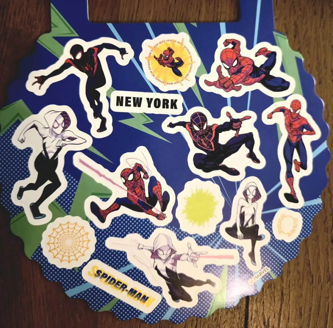 Marvel Spider-Man Stickerboek - 6 Vellen + Hologramvel - Blauw/Rood