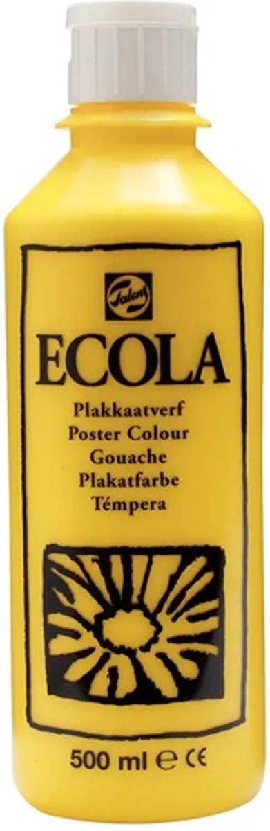 Talens Ecola Plakkaatverf Geel 500ml