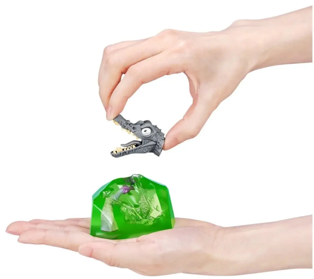 Zuru Smashers Mini Jurassic Light Up Actiefiguur - 3 Stuks