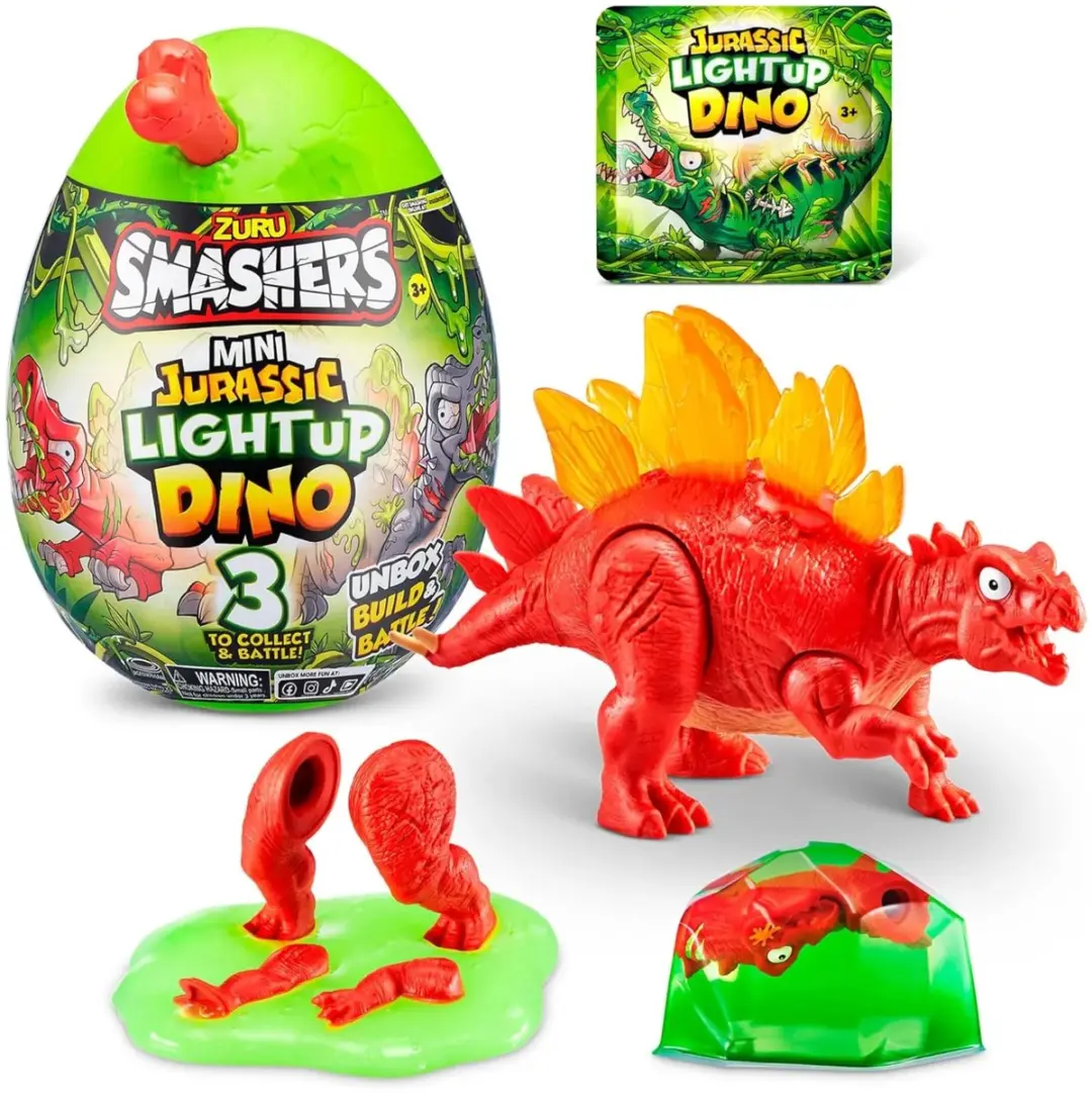 Zuru Smashers Mini Jurassic Light Up Actiefiguur
