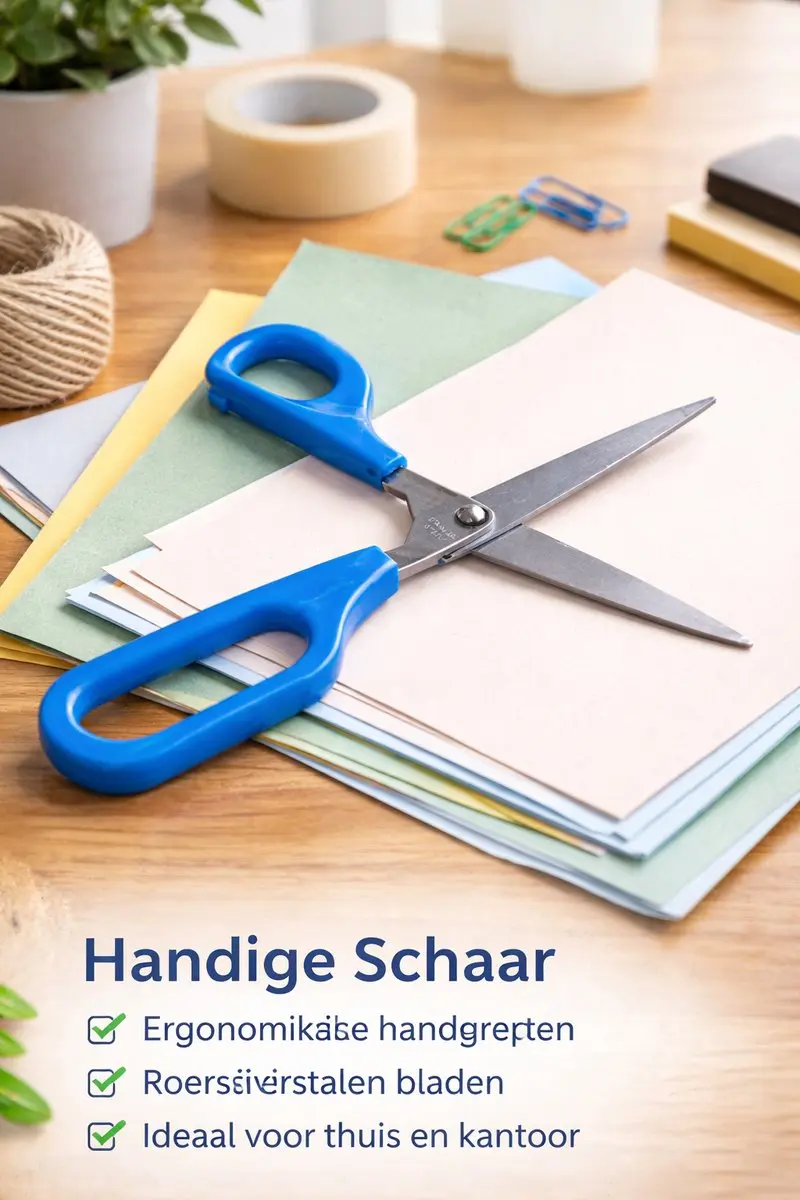 Vitility Eenvoudige Grip Schaar - Blauw - 75mm
