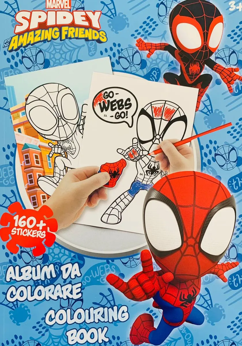 Marvel Spider-Man Kleurboek met Stickers