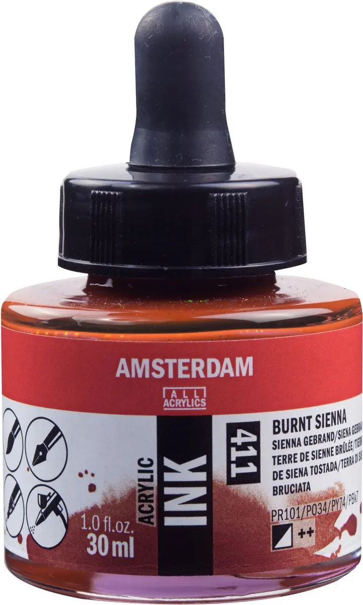 Amsterdam Acrylic Ink Sienna 30ml