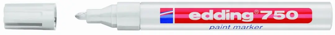 edding 750 Lakmarker Wit - 2-4mm
