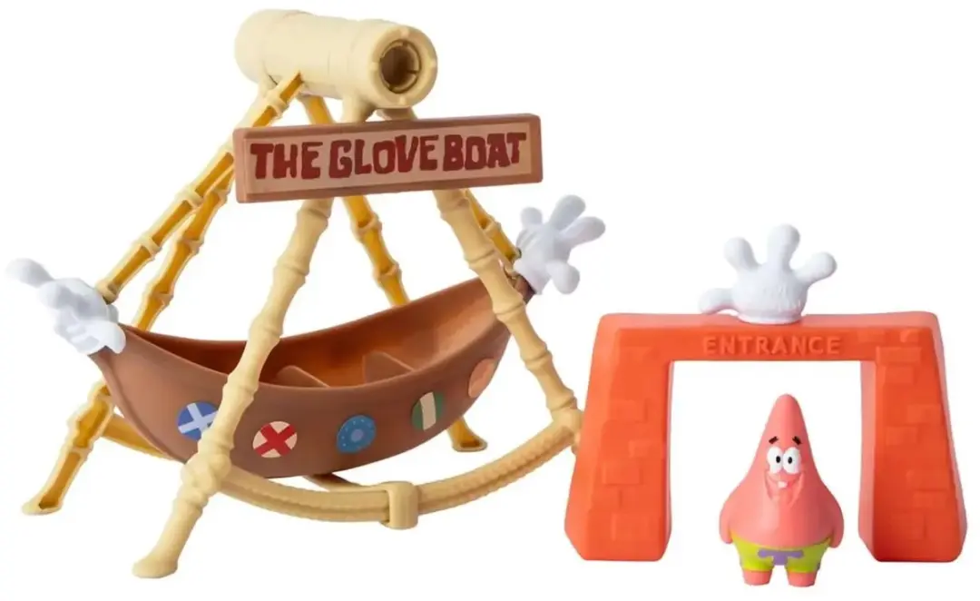 Nickelodeon Spongebob Squarepants The Glove Boat Patrick Speelset - Roze