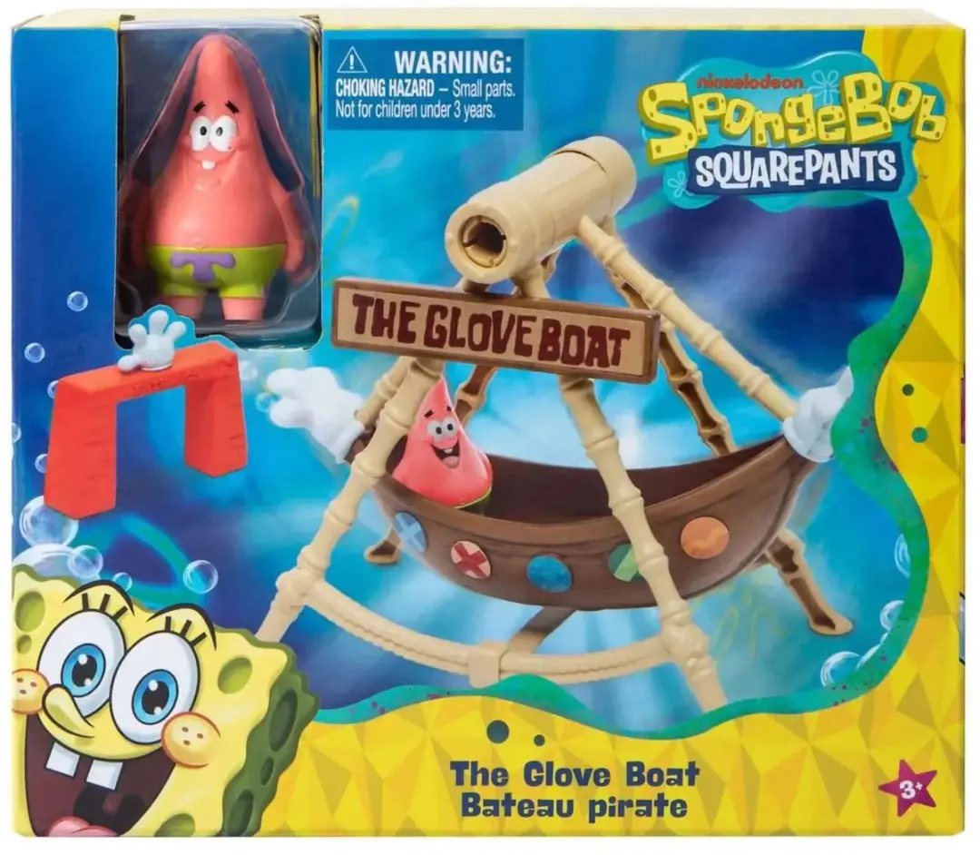 Nickelodeon Spongebob Squarepants The Glove Boat Patrick Speelset