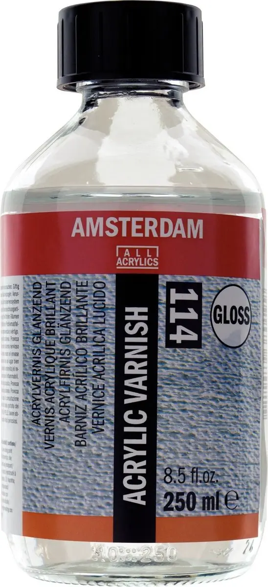Amsterdam Acrylvernis Glanzend 250ml