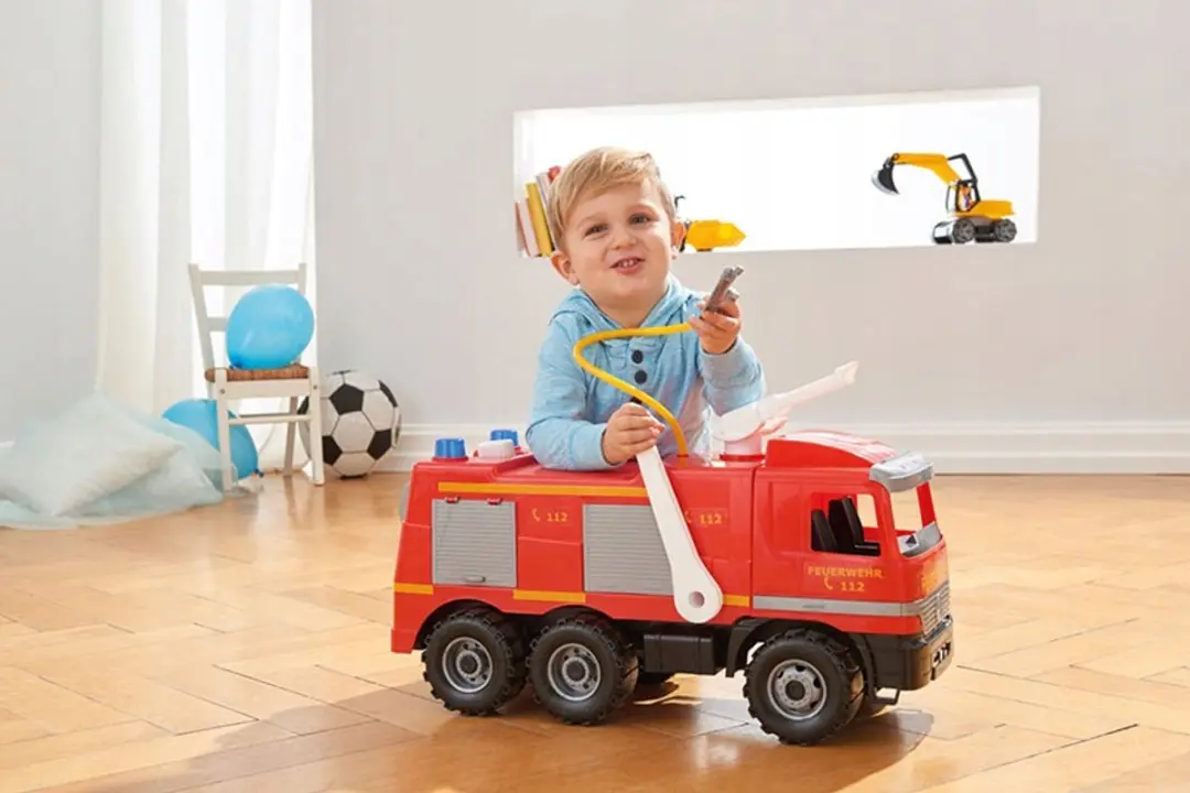 Lena Mercedes Brandweerwagen - 100kg Trekvermogen - Rood