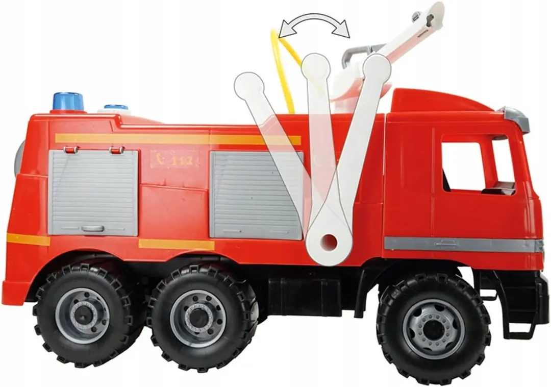 Lena Mercedes Brandweerwagen - 100kg Trekvermogen - Rood