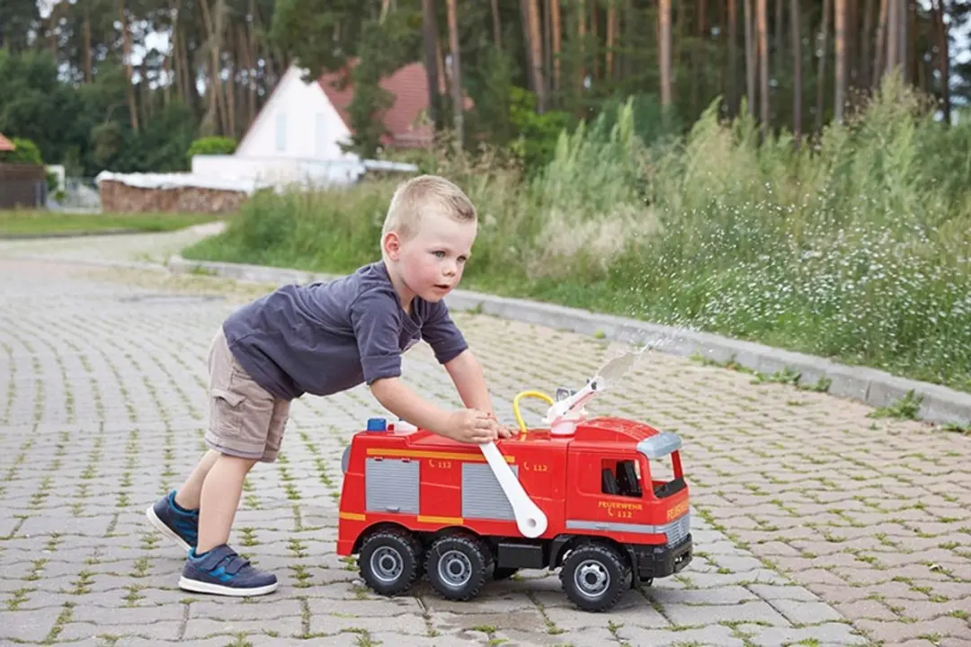 Lena Mercedes Brandweerwagen - 100kg Trekvermogen - Rood