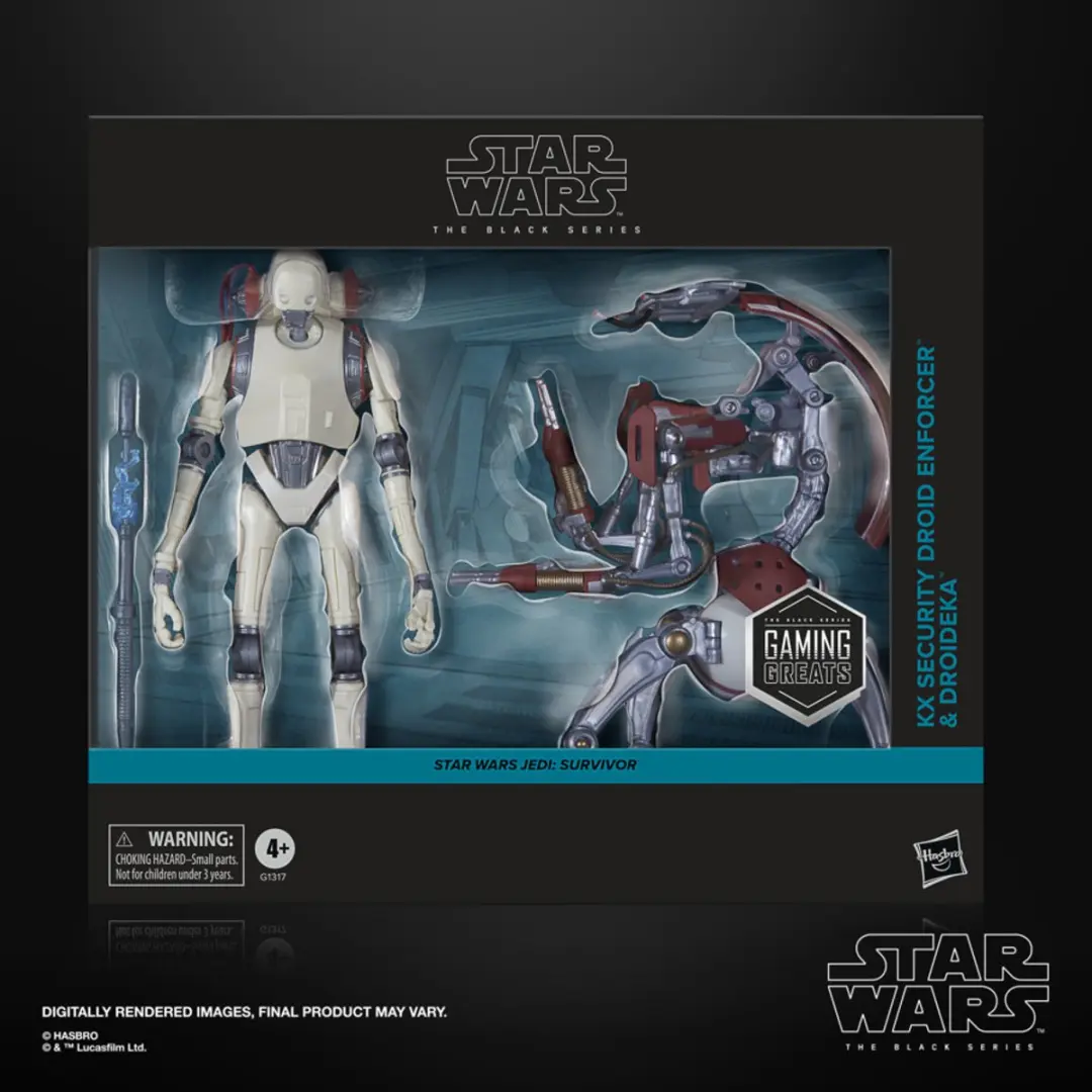 Star Wars The Black Series KX Security Droid & Droideka
